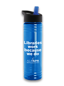 Libraries Work Water Bottle