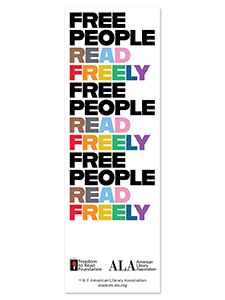 Image for Free People Read Freely Pride Bookmark