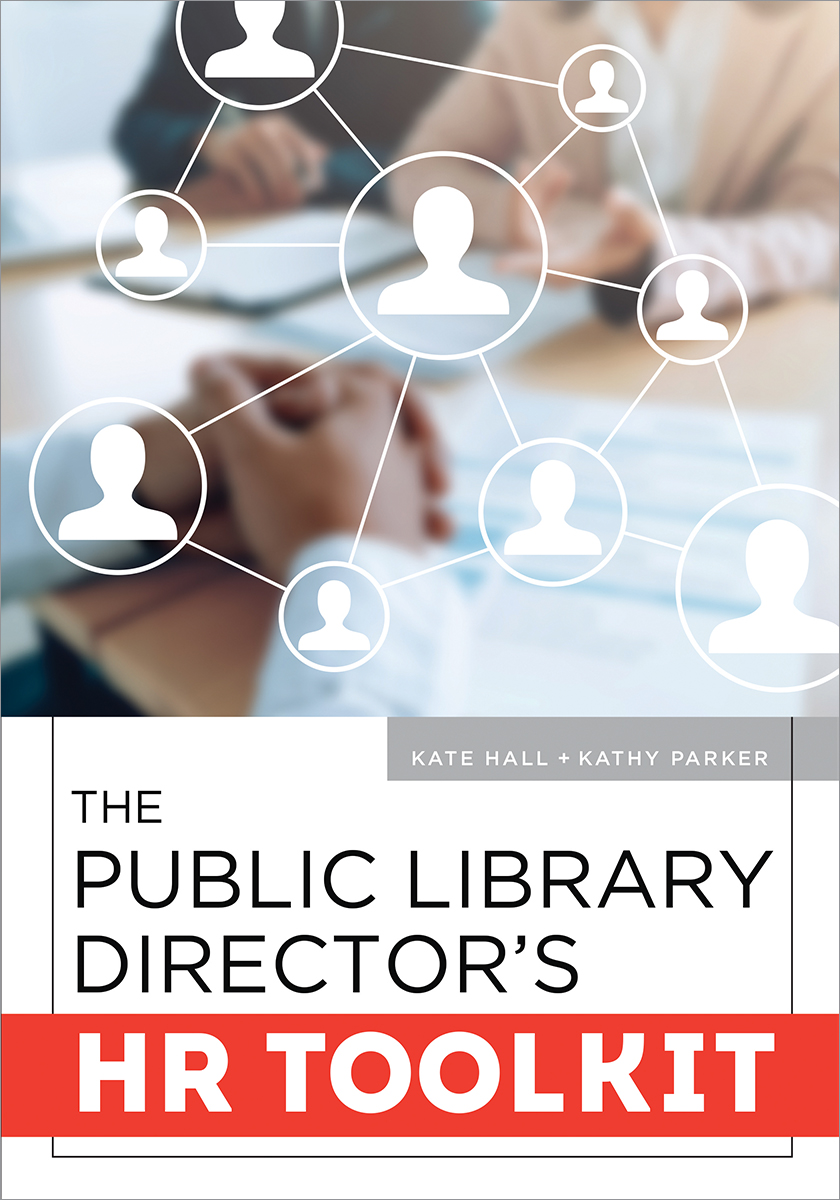 book cover for The Public Library Director's HR Toolkit 
