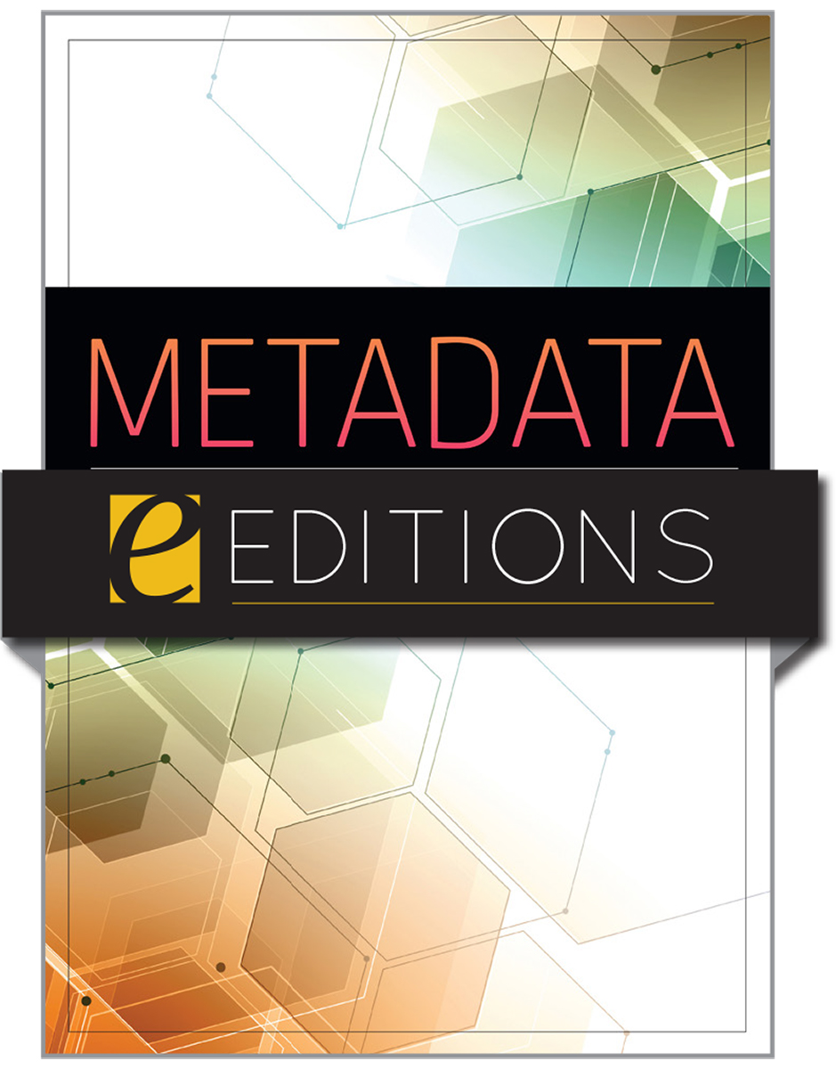 Image for Metadata, Third Edition—eEditions PDF e-book