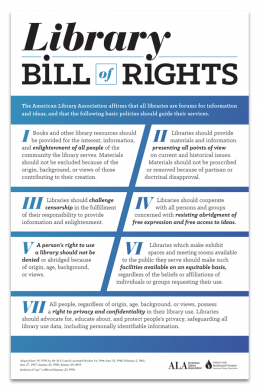 Library Bill of Rights Poster
