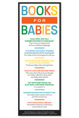Books for Babies Rack Card (English)