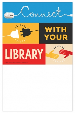 Connect with your Library Mini Poster (blank)