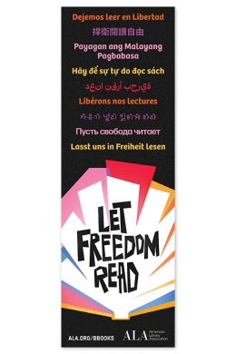 Image of Let Freedom Read Multilingual Bookmark