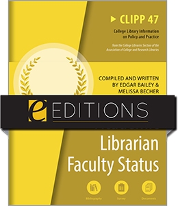 product image for Academic Librarian Faculty Status: CLIPP #47—eEditions PDF e-book