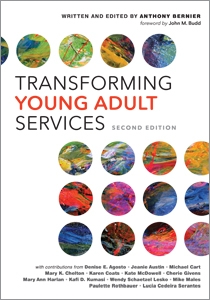 book cover for Transforming Young Adult Services, Second Edition