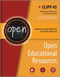 book cover for Open Educational Resources: CLIPP #45