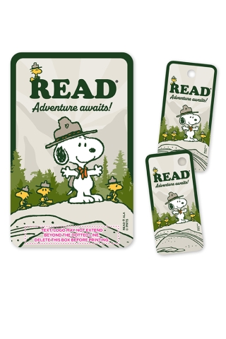 Camp Snoopy READ Library Card Art