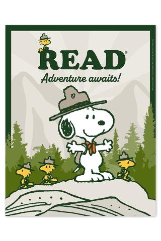 Camp Snoopy READ Poster