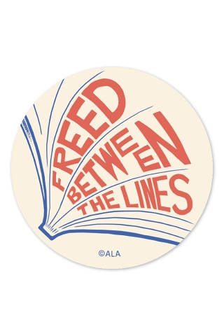 Freed Between the Lines Stickers