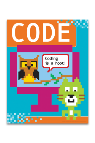 Coding is a Hoot Poster