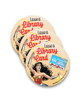 Lasso a Library Card Stickers