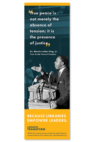 MLK Libraries Transform Bookmark