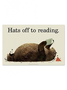 Image for Hats Off to Reading Poster
