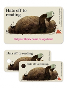 Image for Hats Off to Reading Library Card Art