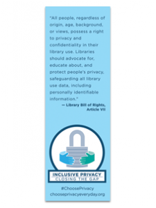 Image for Inclusive Privacy Bookmark