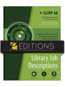 Image for Academic Library Job Descriptions: CLIPP #46—eEditions PDF e-book